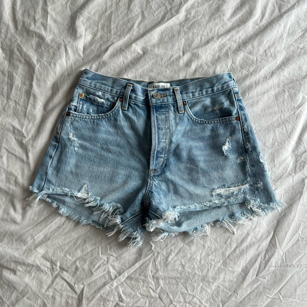 agolde parker jean shorts